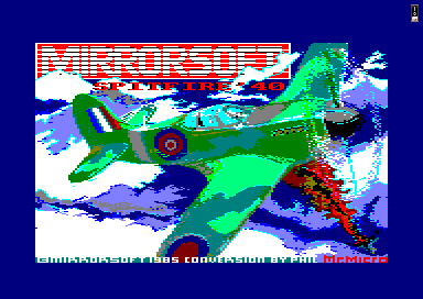 Spitfire 40 for the Amstrad CPC