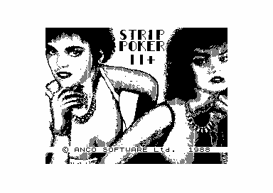 Strip Poker 2 for the Amstrad CPC