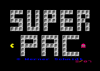 Super Pac for the Amstrad CPC