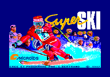 Super Ski for the Amstrad CPC