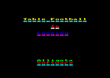 Table Football for the Amstrad CPC