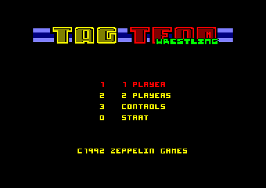 Tag Team Wrestling for the Amstrad CPC