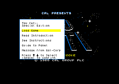 Tau Ceti : Special Edition for the Amstrad CPC