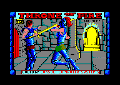 Throne of Fire for the Amstrad CPC