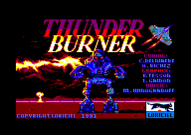 Thunder Burner for the Amstrad CPC