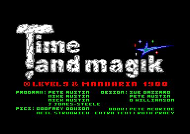 Time and Magik for the Amstrad CPC