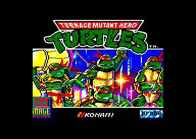 Teenage Mutant Hero Turtles for the Amstrad CPC