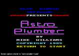 Astro Plumber for the Amstrad CPC