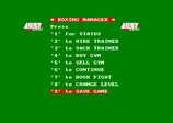 Boxing Manager for the Amstrad CPC