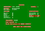 Boxing Manager for the Amstrad CPC