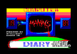 Computer Maniacs 1989 Diary by Domark
