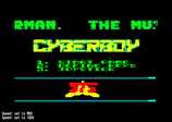 Cyberboy for the Amstrad CPC