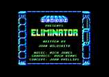 Eliminator for the Amstrad CPC