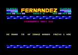 Fernandez Must Die for the Amstrad CPC
