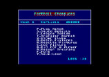 Football Champions for the Amstrad CPC