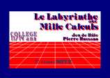 Le Labyrinthe Aux Mille Calculs by Retz