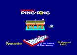 Ping Pong by Konami