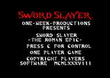Sword Slayer for the Amstrad CPC
