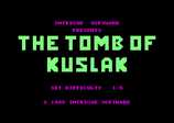 Tomb of Kuslak : The by Intrigue Software