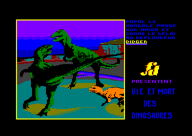 Vie Et Mort Des Dinosaures for the Amstrad CPC