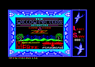 Willow Pattern adventure for the Amstrad CPC