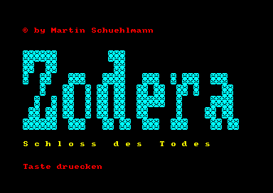 Zodera for the Amstrad CPC