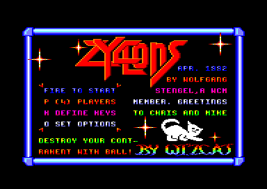 Zyclons for the Amstrad CPC